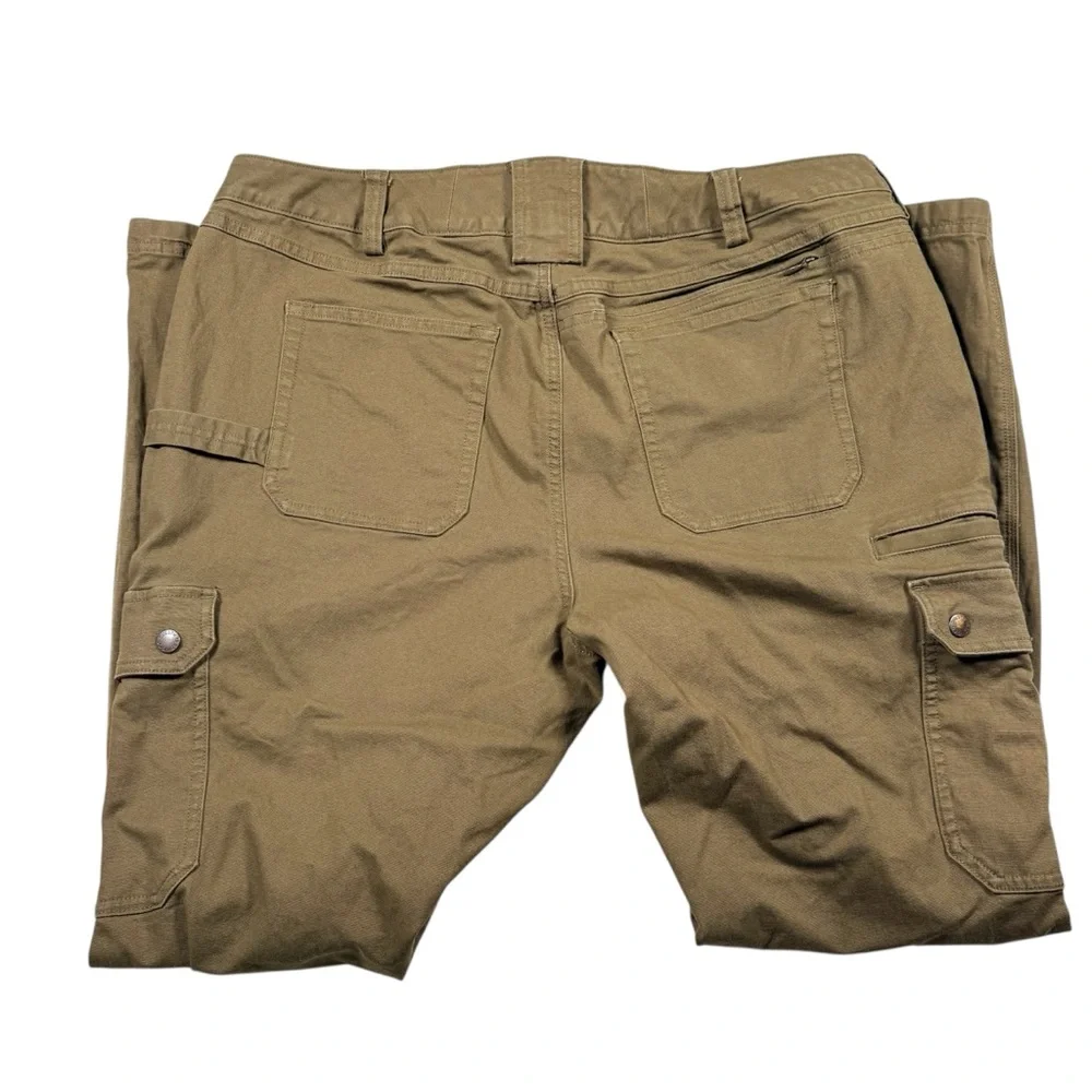 Duluth Trading Women's 18 x‎ 33 Curvesetter Waistband Cargo Work Pants